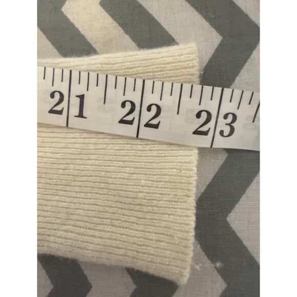 Benetton Women’s Beige Sweater – Cashmere Blend Italian Yarn, Size Small - Picture 5 of 7